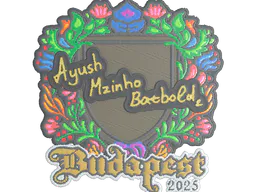Sticker mzinho (Embroidered) | Budapest 2025 - Preço e onde comprar no CS2