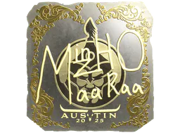 Sticker mzinho (Gold) | Austin 2025 - Preço e onde comprar no CS2