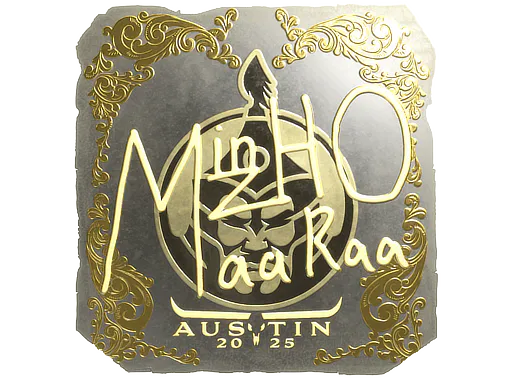 Sticker mzinho (Gold) | Austin 2025 - Preço e onde comprar no CS2