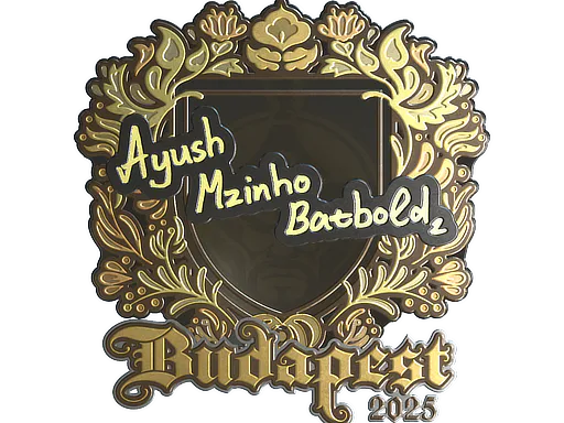 Sticker mzinho (Gold) | Budapest 2025 - Preço e onde comprar no CS2