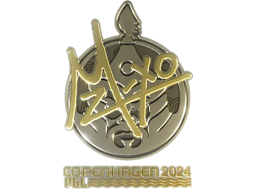 Sticker mzinho (Gold) | Copenhagen 2024 - Preço e onde comprar no CS2