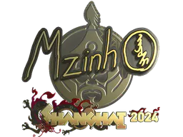 Sticker mzinho (Gold) | Shanghai 2024 - Preço e onde comprar no CS2