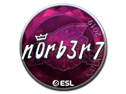 Sticker n0rb3r7 (Foil) | Katowice 2019 - Preço e onde comprar no CS2