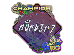 Sticker n0rb3r7 (Glitter, Champion) | Rio 2022 - Preço e onde comprar no CS2