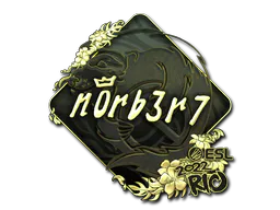 Sticker n0rb3r7 (Gold) | Rio 2022 - Preço e onde comprar no CS2