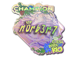 Sticker n0rb3r7 (Holo, Champion) | Rio 2022 - Preço e onde comprar no CS2
