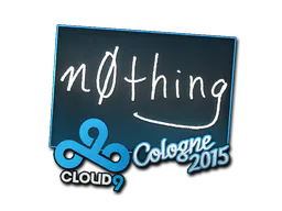 Sticker n0thing | Cologne 2015 - Preço e onde comprar no CS2