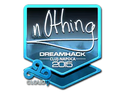 Sticker n0thing (Foil) | Cluj-Napoca 2015 - Preço e onde comprar no CS2