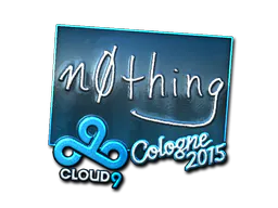 Sticker n0thing (Foil) | Cologne 2015 - Preço e onde comprar no CS2