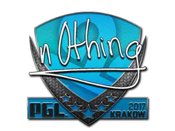 Sticker n0thing | Krakow 2017 - Preço e onde comprar no CS2