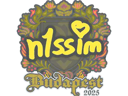 Sticker n1ssim | Budapest 2025 - Preço e onde comprar no CS2