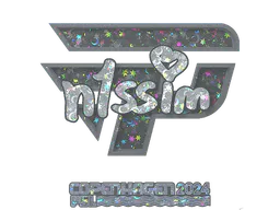 Sticker n1ssim (Glitter) | Copenhagen 2024 - Preço e onde comprar no CS2