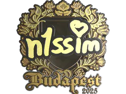 Sticker n1ssim (Gold) | Budapest 2025 - Preço e onde comprar no CS2
