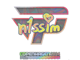 Sticker n1ssim (Holo) | Copenhagen 2024 - Preço e onde comprar no CS2