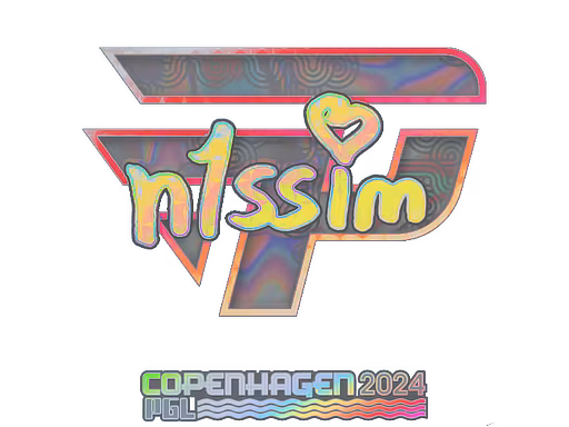 Sticker n1ssim (Holo) | Copenhagen 2024 - Preço e onde comprar no CS2