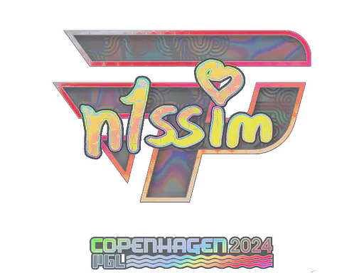 Sticker n1ssim (Holo) | Copenhagen 2024 - Preço e onde comprar no CS2