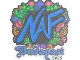 Sticker NAF (Embroidered) | Budapest 2025 - Preço e onde comprar no CS2