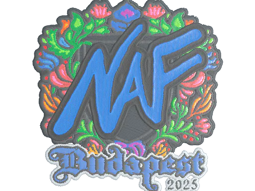 Sticker NAF (Embroidered) | Budapest 2025 - Preço e onde comprar no CS2