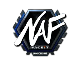 Sticker NAF (Foil) | London 2018 - Preço e onde comprar no CS2