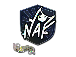 Sticker NAF (Glitter) | Paris 2023 - Preço e onde comprar no CS2