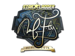 Sticker NAF (Gold) | Berlin 2019 - Preço e onde comprar no CS2