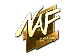 Sticker NAF (Gold) | Boston 2018 - Preço e onde comprar no CS2