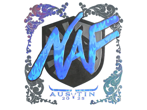 Sticker NAF (Holo) | Austin 2025 - Preço e onde comprar no CS2