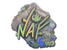 Sticker NAF (Holo) | Rio 2022 - Preço e onde comprar no CS2