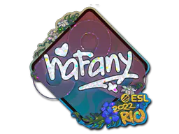 Sticker nafany (Glitter) | Rio 2022 - Preço e onde comprar no CS2