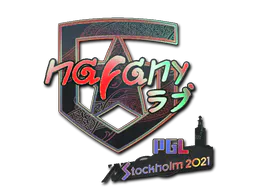 Sticker nafany (Holo) | Stockholm 2021 - Preço e onde comprar no CS2