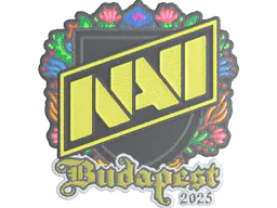 Sticker Natus Vincere (Embroidered) | Budapest 2025 - Preço e onde comprar no CS2
