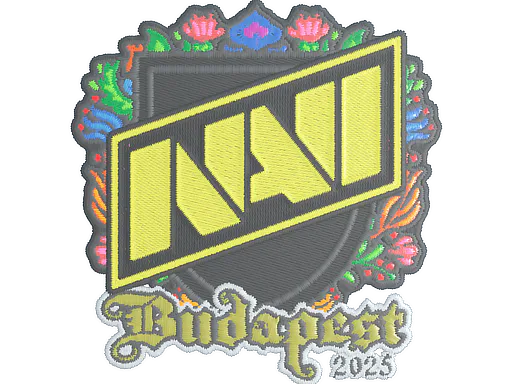 Sticker Natus Vincere (Embroidered) | Budapest 2025 - Preço e onde comprar no CS2
