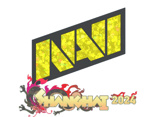 Sticker Natus Vincere (Glitter) | Shanghai 2024 - Preço e onde comprar no CS2