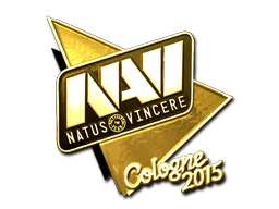 Sticker Natus Vincere (Gold) | Cologne 2015 - Preço e onde comprar no CS2