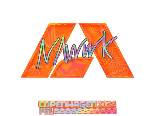 Sticker nawwk (Holo) | Copenhagen 2024 - Preço e onde comprar no CS2