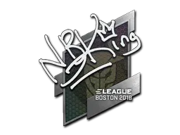 Sticker NBK- | Boston 2018 - Preço e onde comprar no CS2