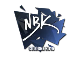 Sticker NBK- | Cologne 2016 - Preço e onde comprar no CS2