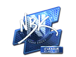 Sticker NBK- (Foil) | Atlanta 2017 - Preço e onde comprar no CS2