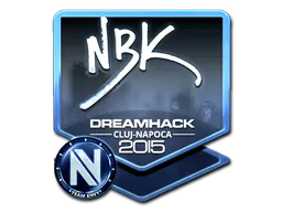 Sticker NBK- (Foil) | Cluj-Napoca 2015 - Preço e onde comprar no CS2