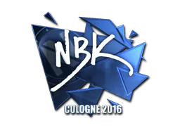 Sticker NBK- (Foil) | Cologne 2016 - Preço e onde comprar no CS2