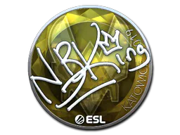 Sticker NBK- (Foil) | Katowice 2019 - Preço e onde comprar no CS2