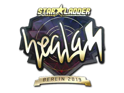 Sticker neaLaN (Gold) | Berlin 2019 - Preço e onde comprar no CS2