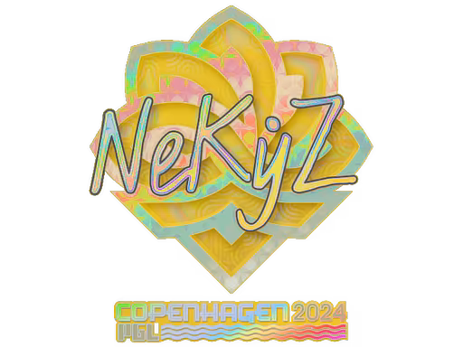 Sticker NEKiZ (Holo) | Copenhagen 2024 - Preço e onde comprar no CS2
