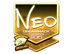Sticker NEO (Gold) | Cluj-Napoca 2015 - Preço e onde comprar no CS2