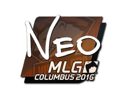 Sticker NEO | MLG Columbus 2016 - Preço e onde comprar no CS2