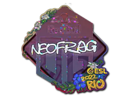 Sticker NEOFRAG (Glitter) | Rio 2022 - Preço e onde comprar no CS2