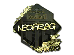 Sticker NEOFRAG (Gold) | Rio 2022 - Preço e onde comprar no CS2