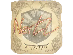 Sticker NertZ | Austin 2025 - Preço e onde comprar no CS2