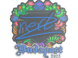 Sticker NertZ (Embroidered) | Budapest 2025 - Preço e onde comprar no CS2