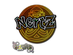 Sticker NertZ (Glitter) | Paris 2023 - Preço e onde comprar no CS2